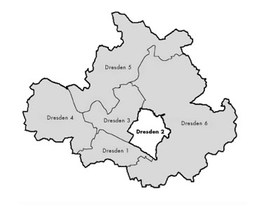Wahlkreise in Dresden